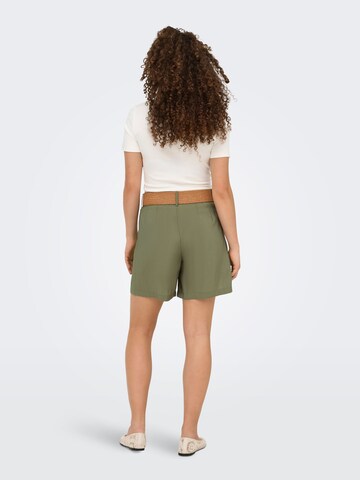 ONLY Regular Pleat-front trousers 'ONLIbiza' in Green
