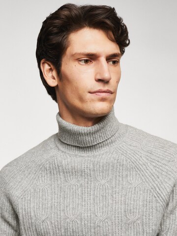 MANGO MAN Sweater 'Marias' in Grey