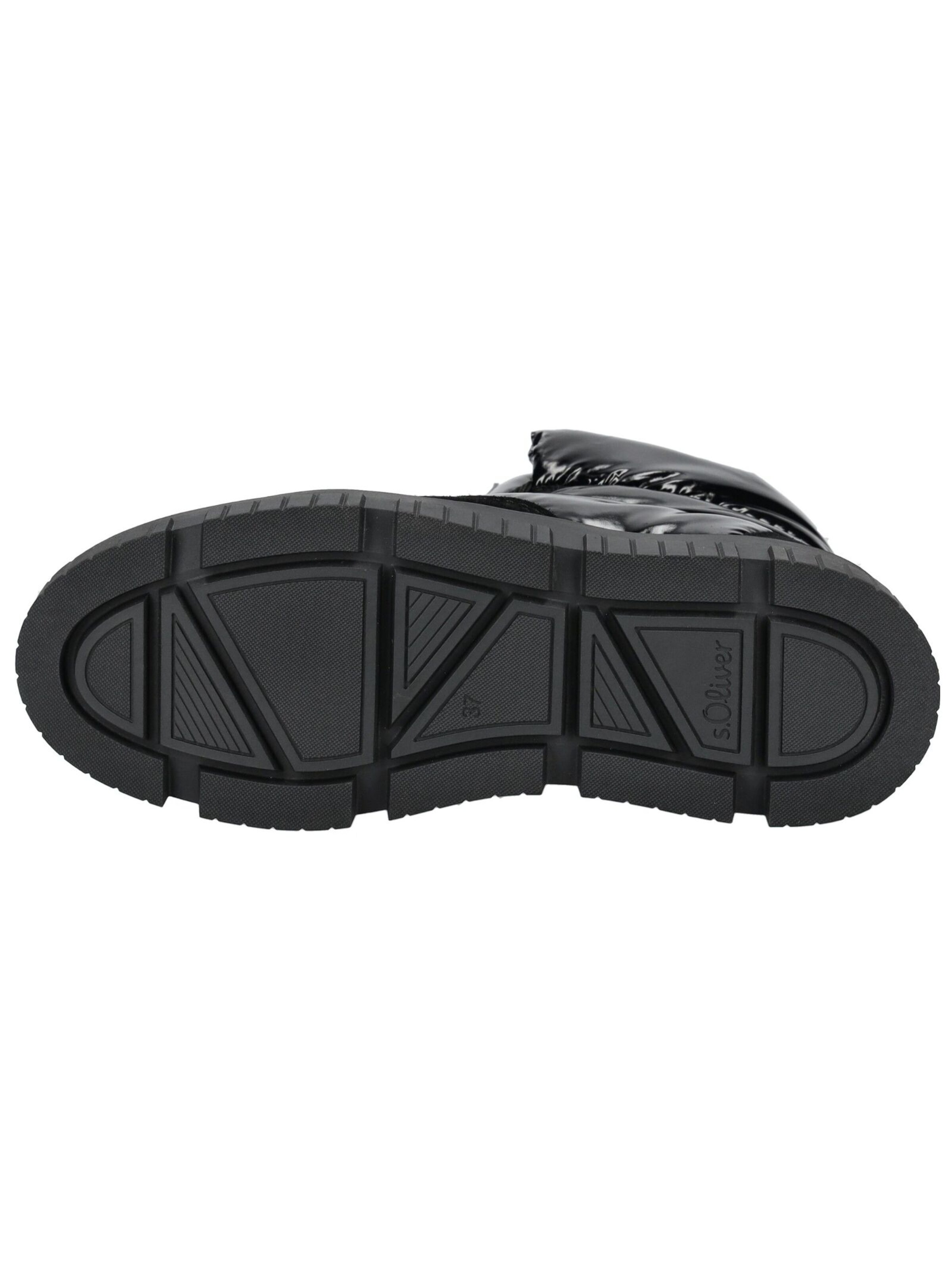 s.Oliver Schnürstiefelette in Schwarz