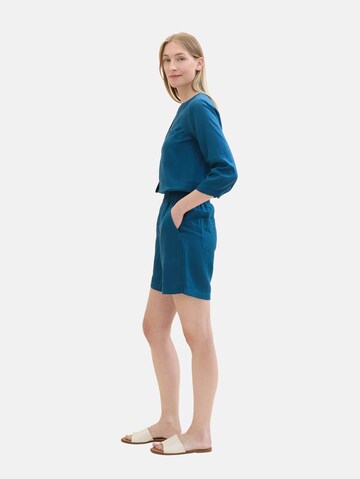 TOM TAILOR Regular Broek in Blauw