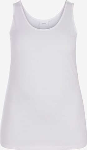 Zizzi Top in White: front