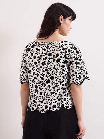 Phase Eight Bluse in Schwarz: Rückseite