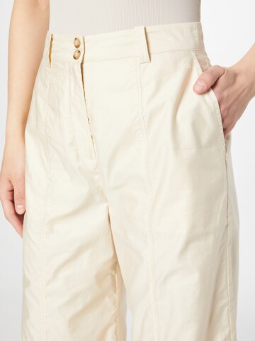 Calvin Klein - regular Pantalón 'SHINY' en beige