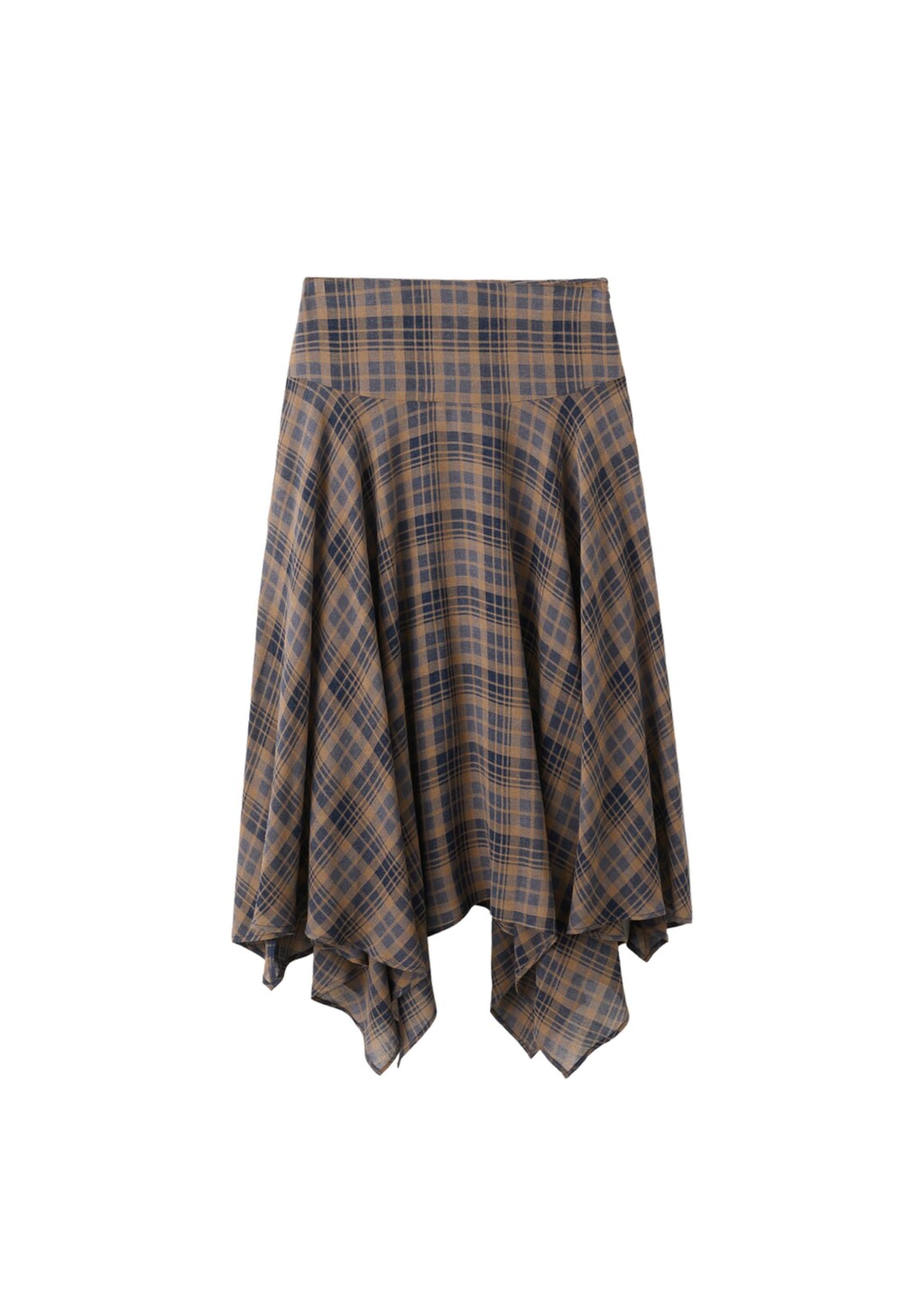 MANGO Skirt 'Pika' in Brown: front