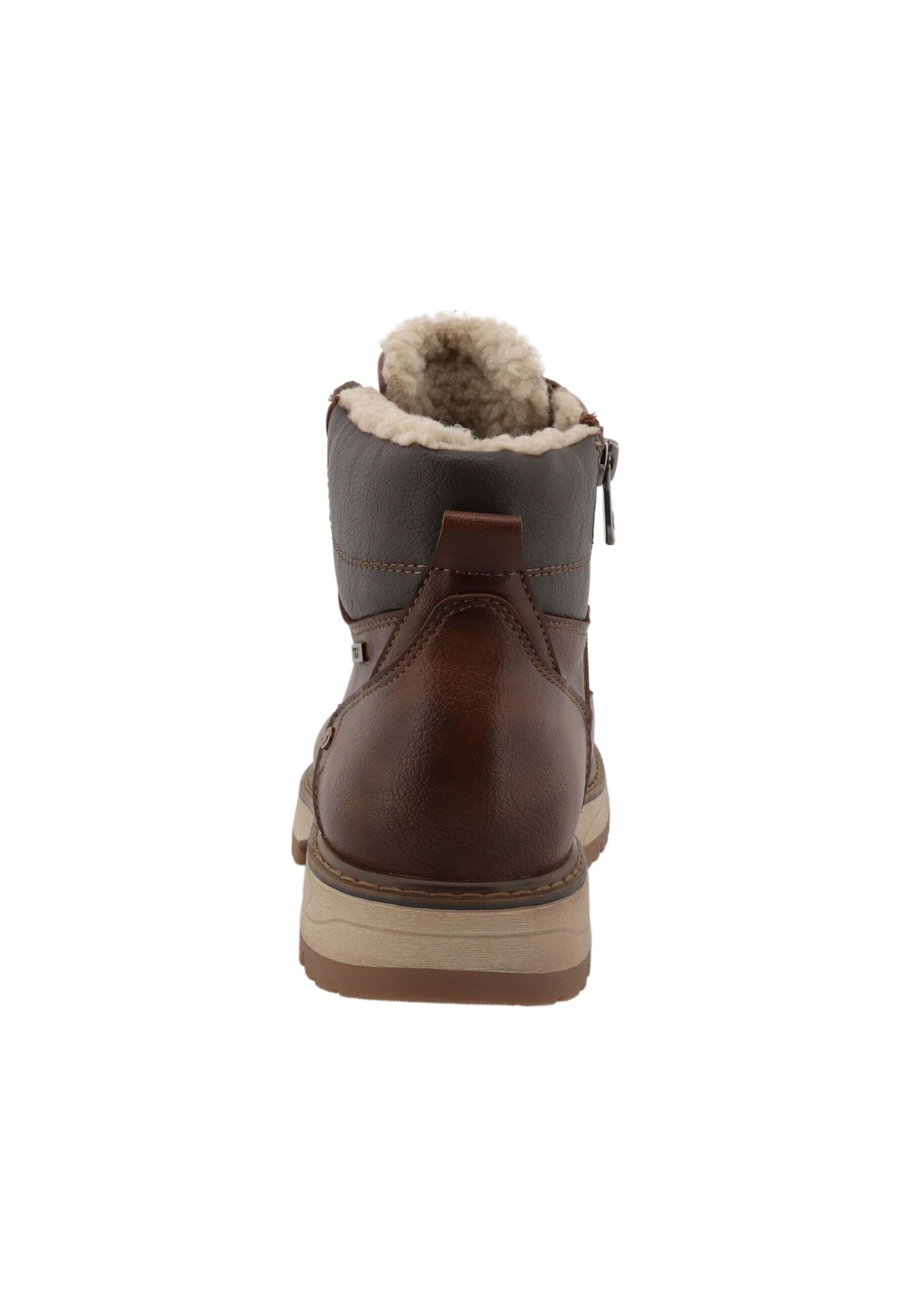 TOM TAILOR Veterboots in Bruin