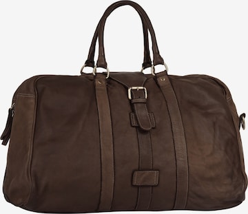 forty° Travel Bag in Brown: front