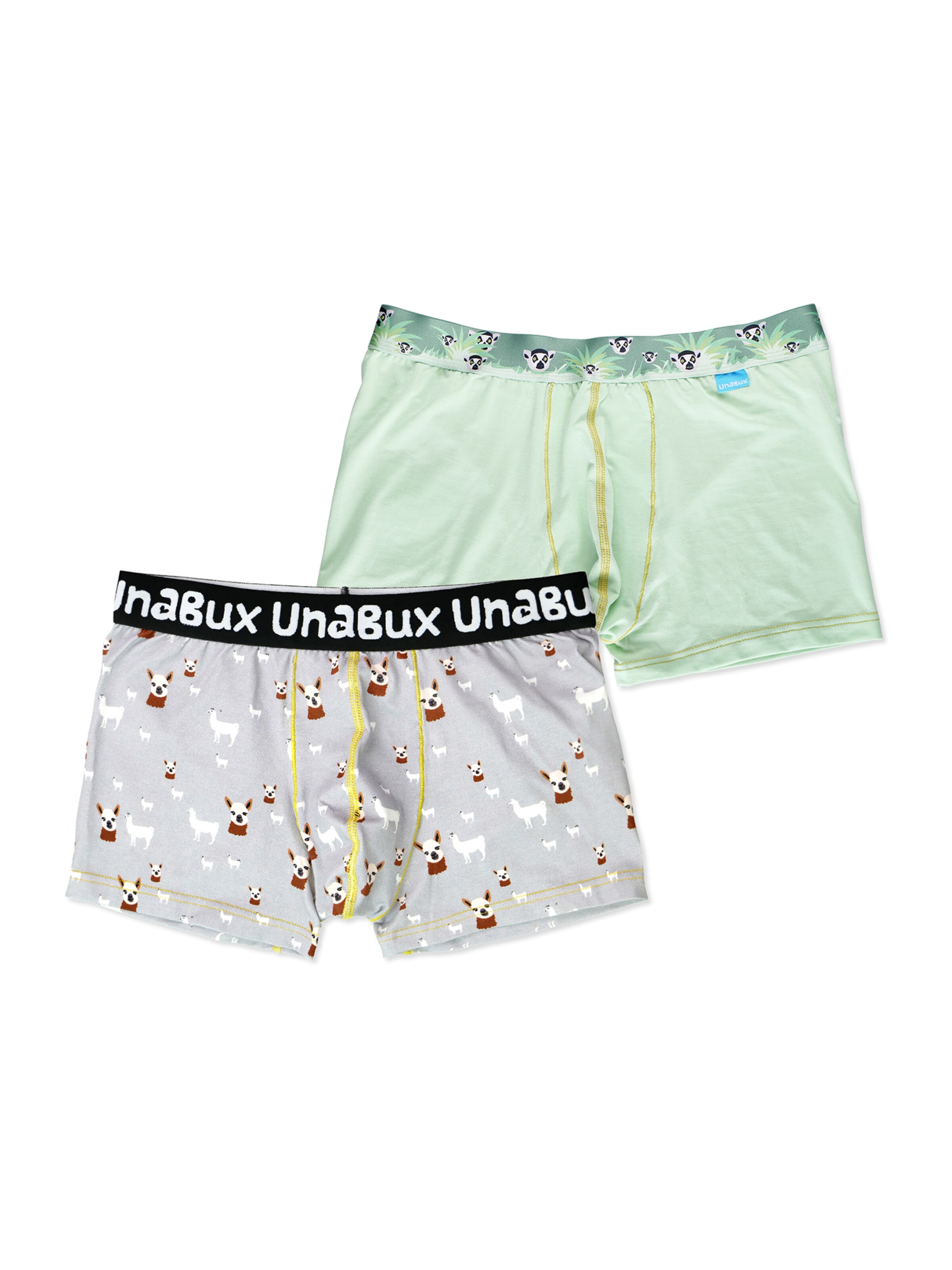 UNABUX Boxer shorts in Grey: front