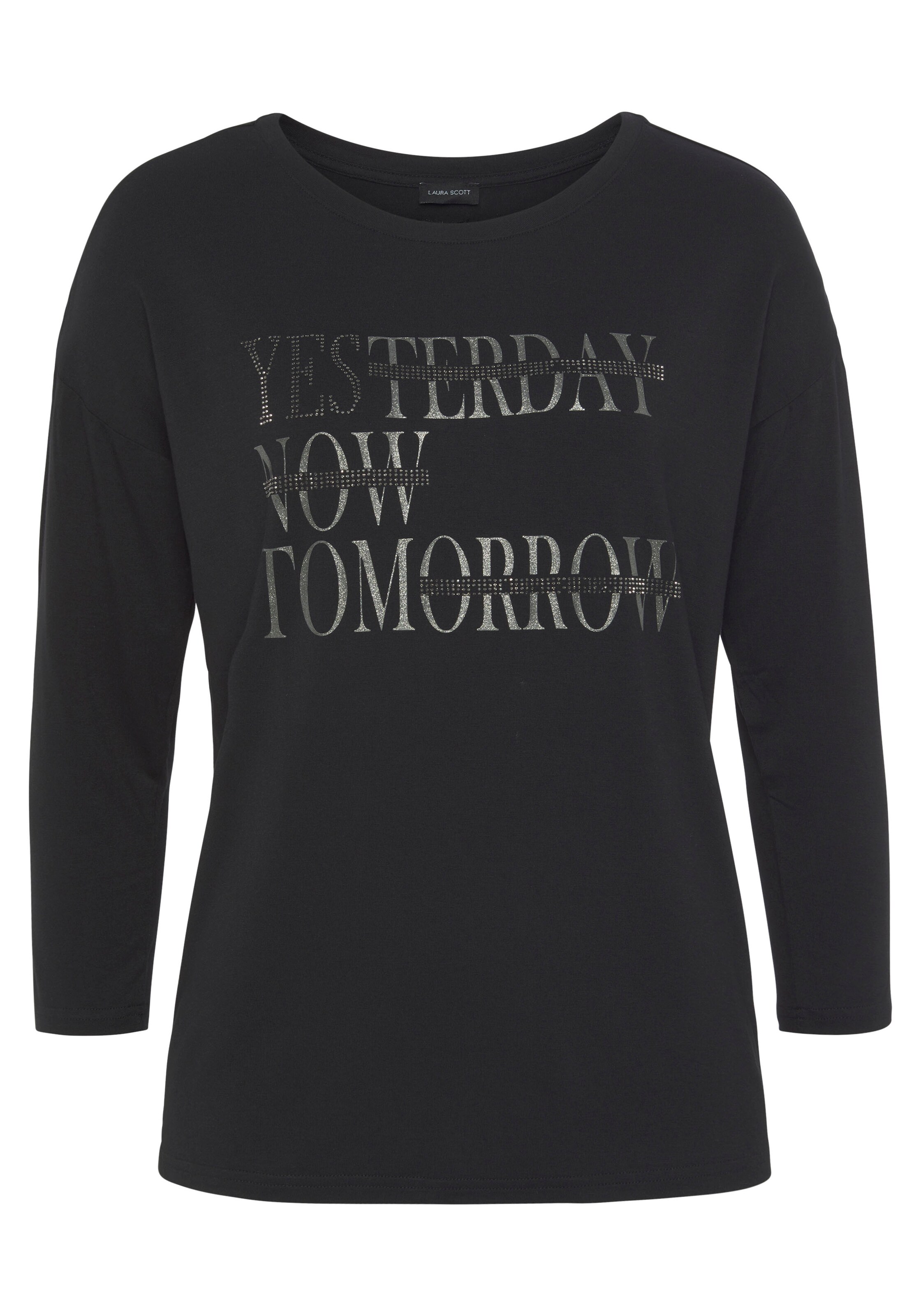 LAURA SCOTT Pullover in Schwarz: Vorderseite