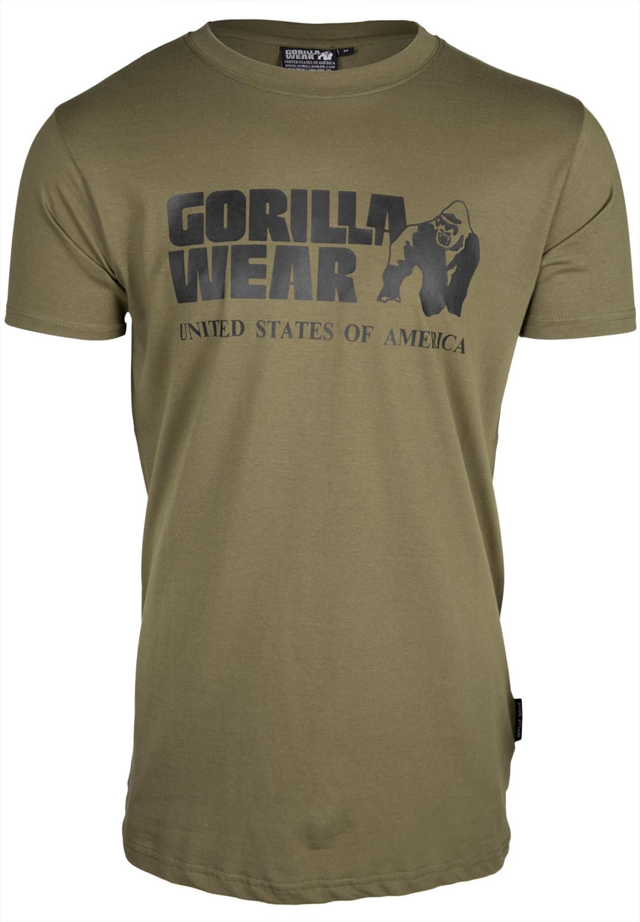 Maglia funzionale di Gorilla Wear in verde: frontale