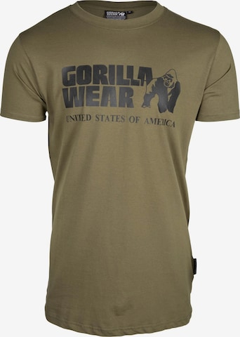 Maglia funzionale di Gorilla Wear in verde: frontale