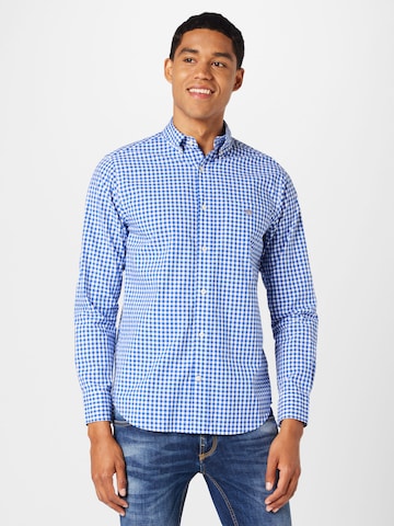 GANT Regular fit Button Up Shirt in Blue: front