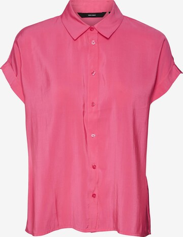 VERO MODA Bluse 'GRACE' i pink: forside