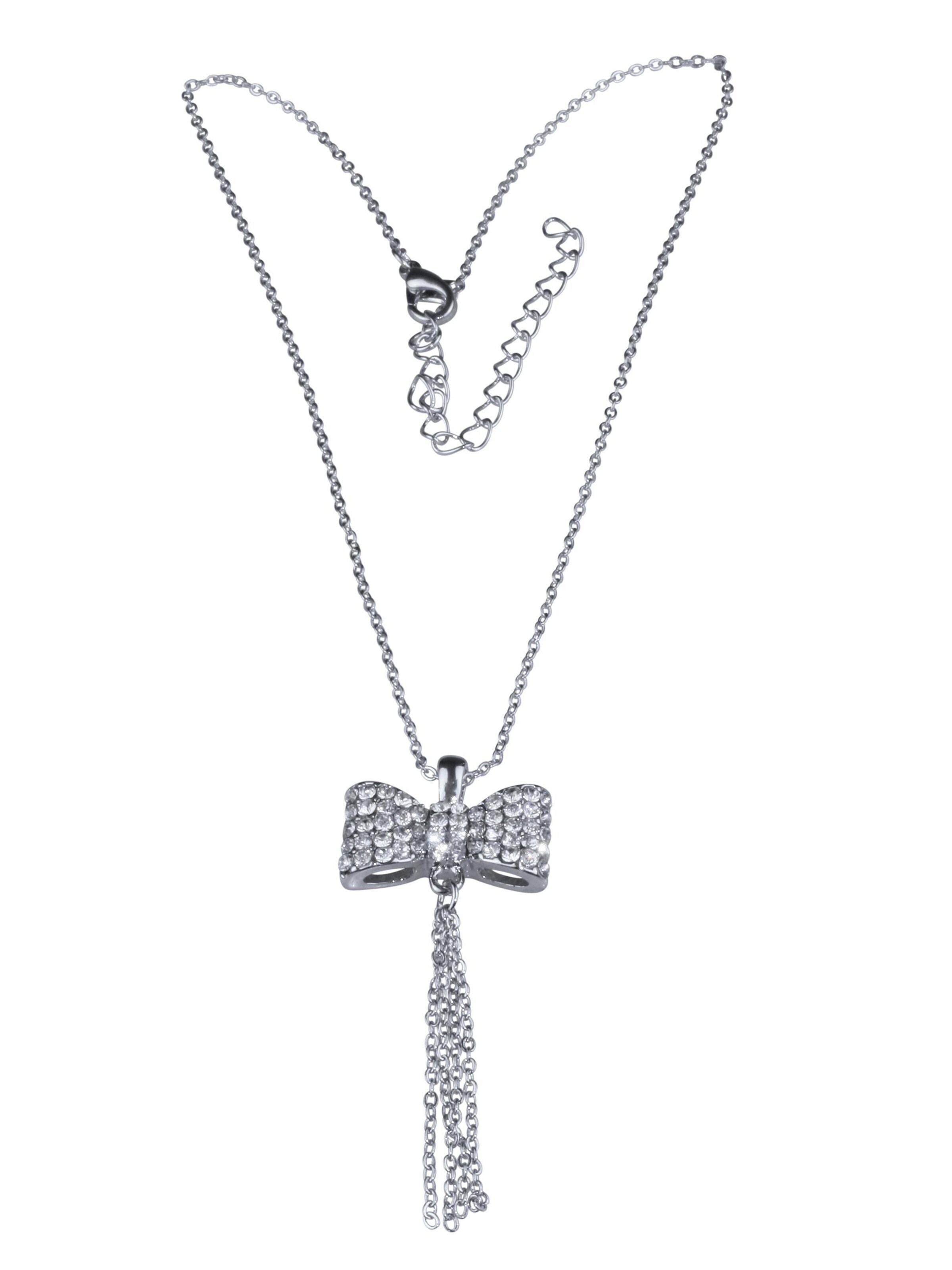 COLLEZIONE ALESSANDRO Necklace 'Steffi' in Transparent
