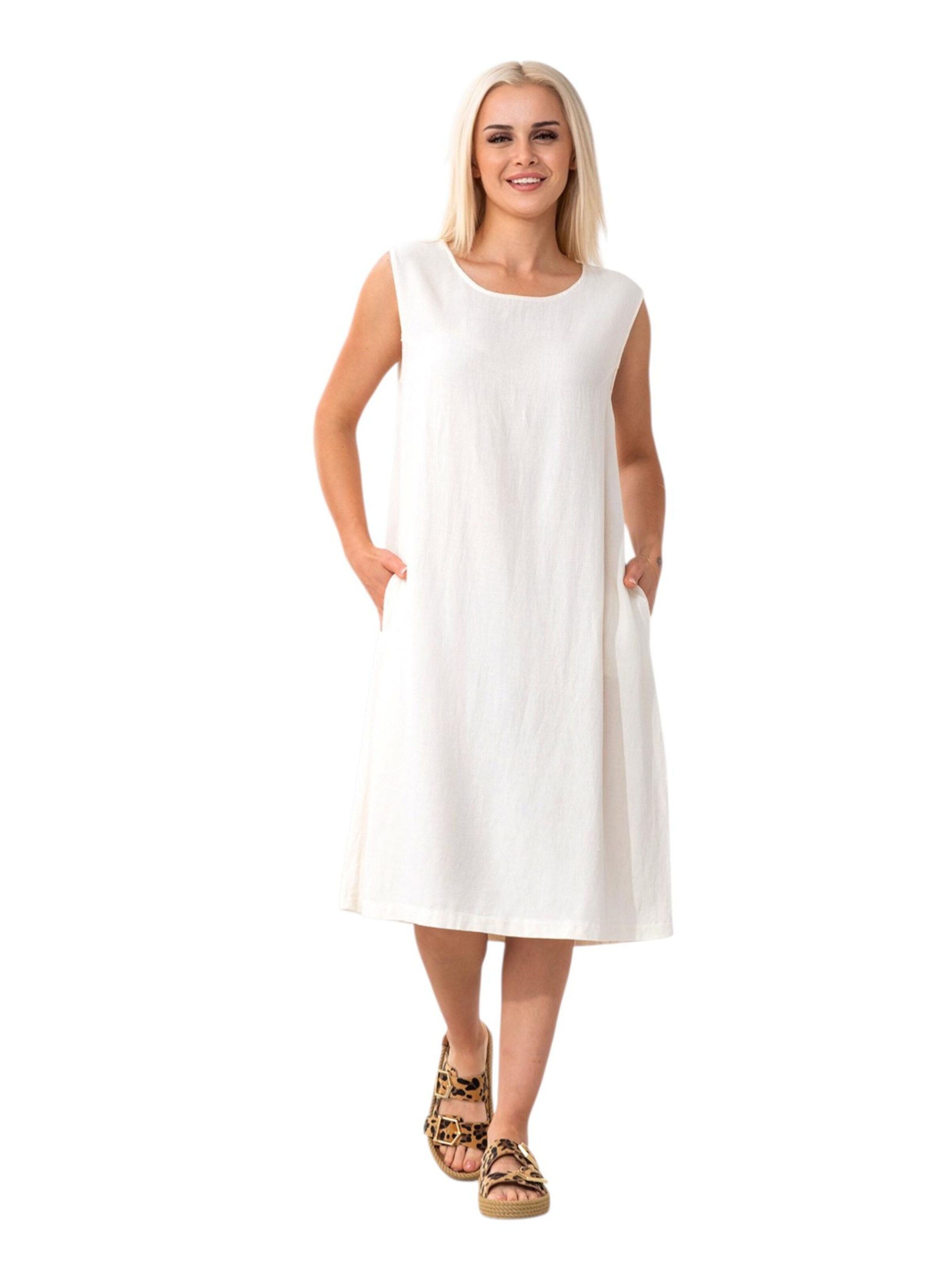 Robe d’été 'ELA' WENOR en blanc