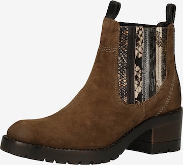 LAZAMANI Chelsea Boots in Brown: front