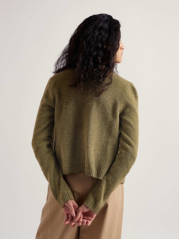 Seasalt Cornwall Neuletakki 'Tern Tide' värissä vihreä