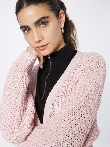 JAN 'N JUNE Knit Cardigan 'Lena' in Pink