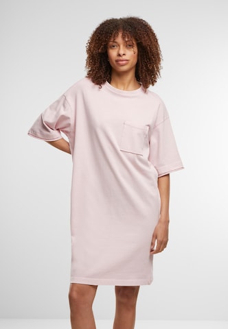 Urban Classics Dress in Pink: front