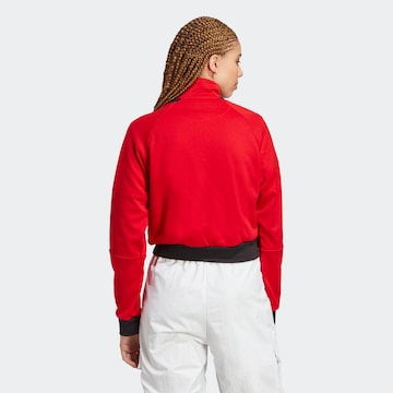 ADIDAS SPORTSWEARJakna za vježbanje 'Tiro Suit Up Lifestyle' - crvena boja