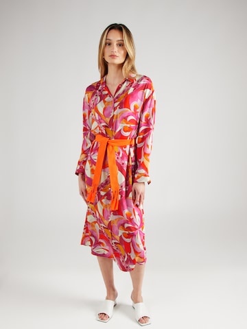 Robe-chemise Emily Van Den Bergh en rose : devant