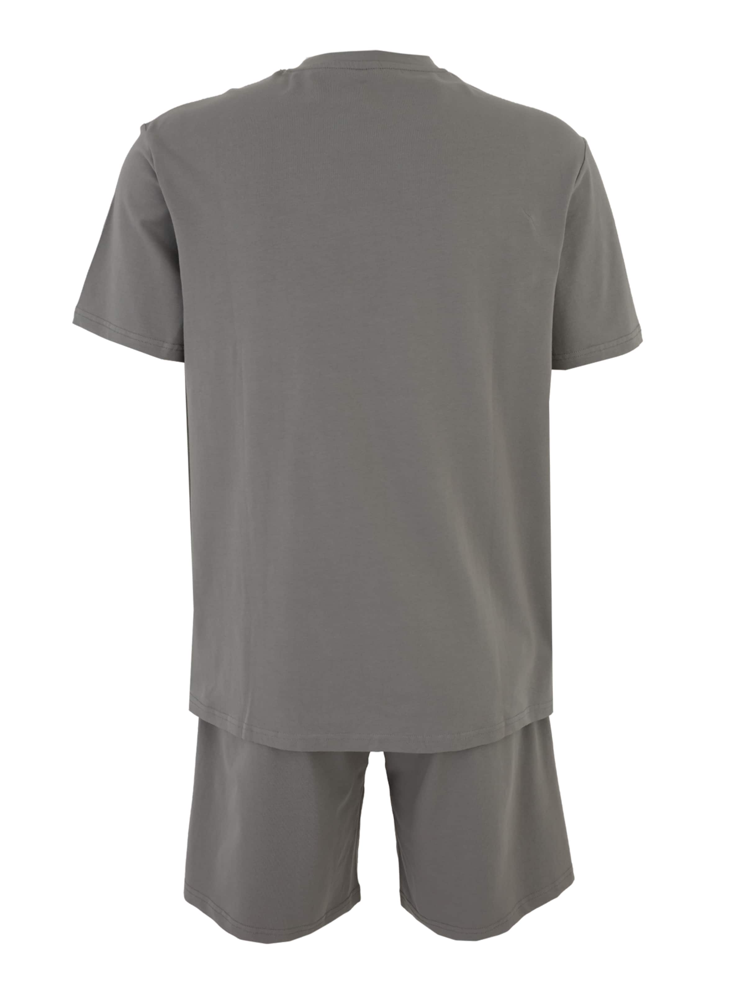 Pyjama court 'Rue St-Guillaume' Karl Lagerfeld en gris