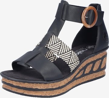 Rieker Remmisandaalit värissä sininen: etupuoli