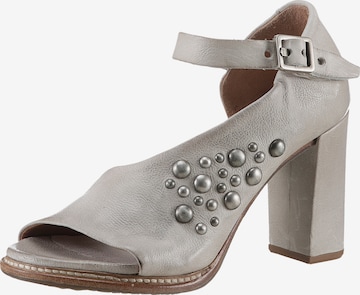 A.S.98 Slingback Pumps in Grey: front