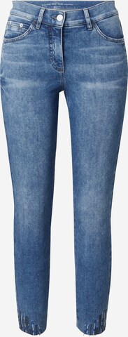 GERRY WEBER Skinny Fit Дънки 'Sol:ine Best4me' в синьо: отпред