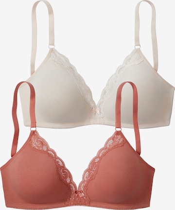 Soutien-gorge PETITE FLEUR en rouge : devant