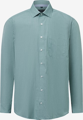 Andrew James Regular Fit Hemd in Grün: Vorderseite