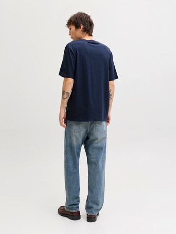 JACK & JONES T-Shirt 'JJEDover' in Blau