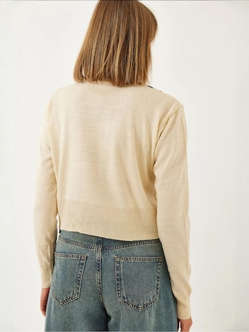 Top 'Strickoberteile' di Bianco Lucci in beige