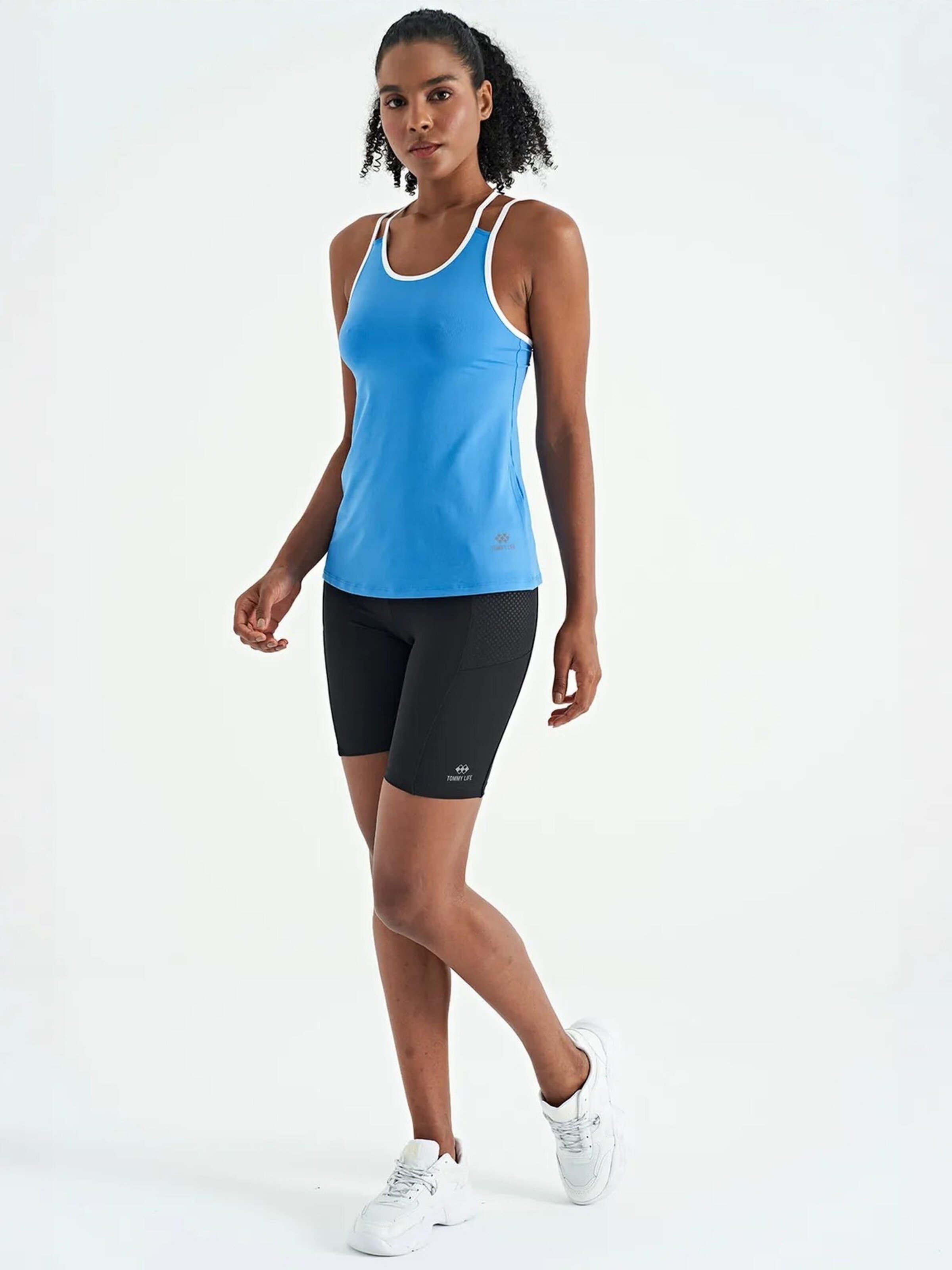 Haut de sport Tommy Life en bleu