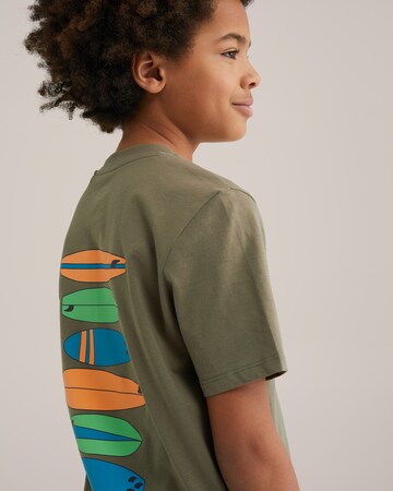 T-Shirt WE Fashion en vert