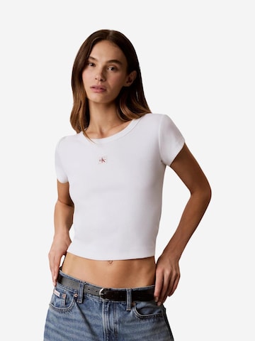 Maglietta di Calvin Klein Jeans in bianco: frontale