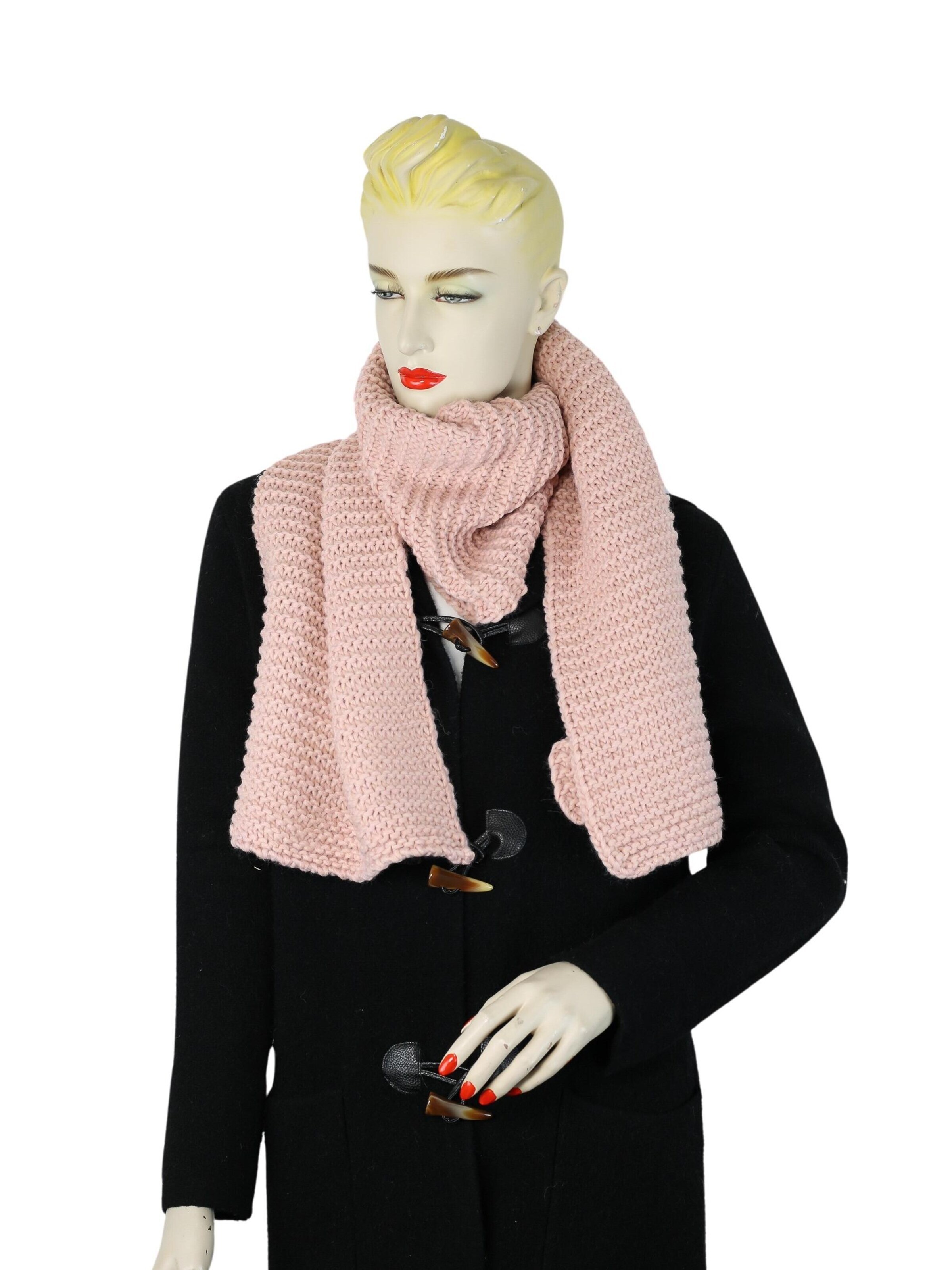 COLLEZIONE ALESSANDRO Scarf 'Strick-It' in Pink