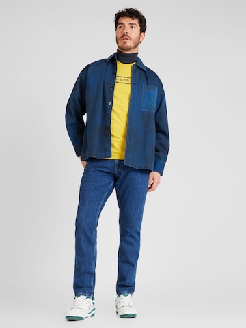 G-Star RAW - Camisa 'Old School' em amarelo