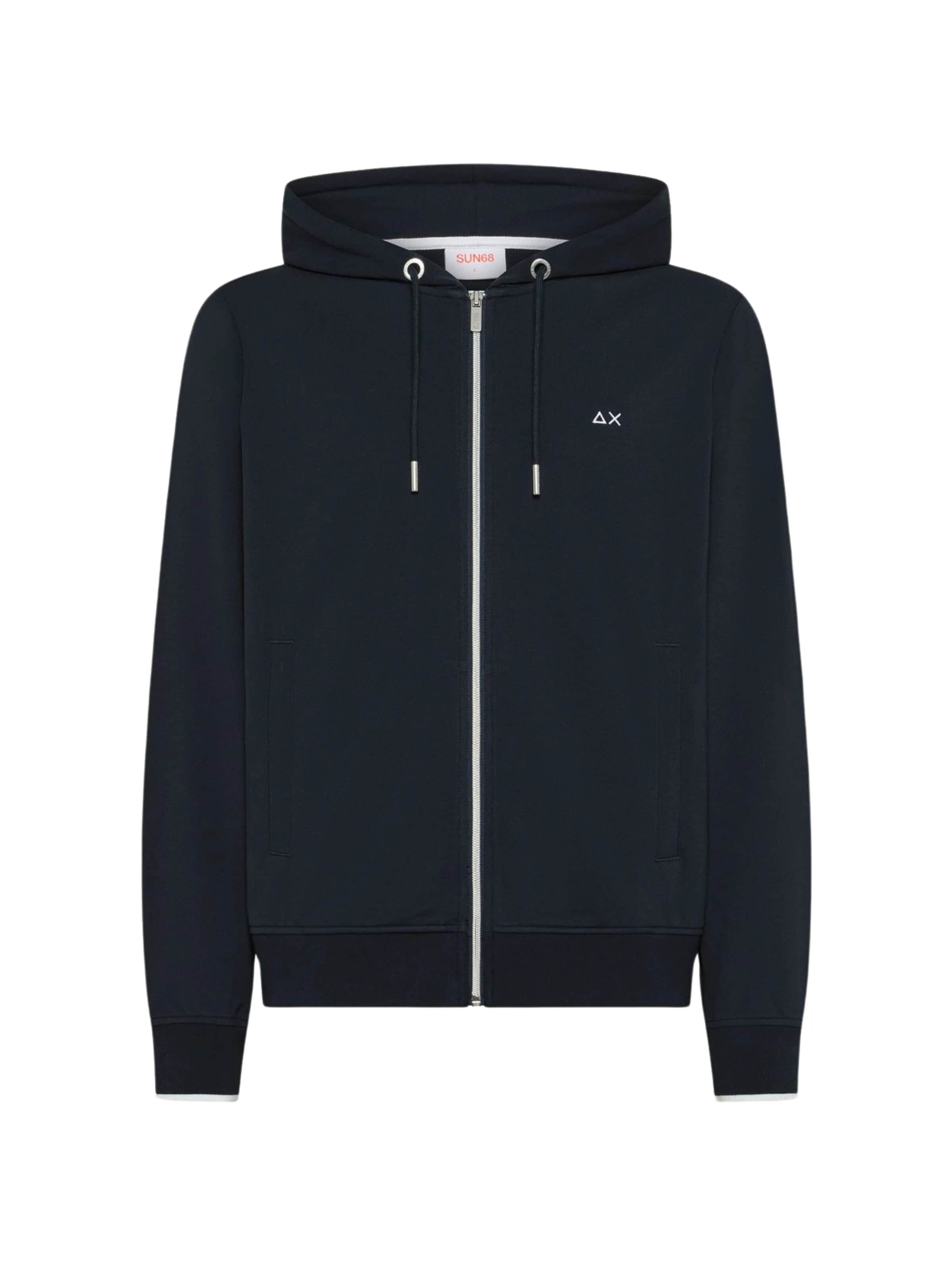 SUN68 Sweatjakke 'F36110' i blå: forside