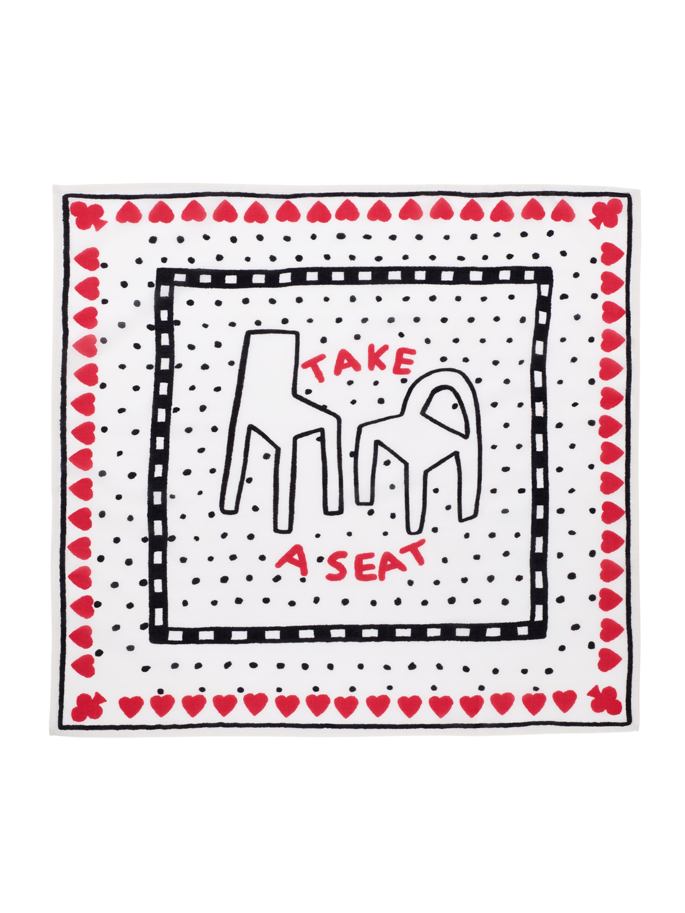 EDITED - Pañuelo 'Jolie' en blanco: frente