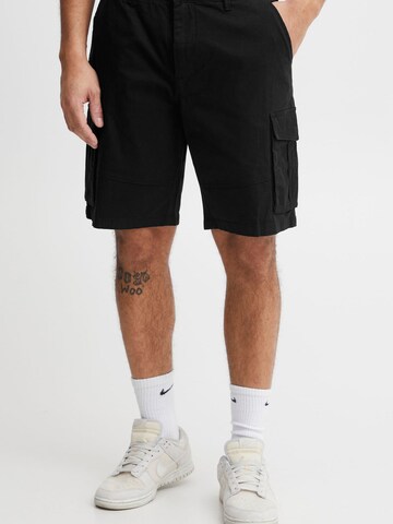 Regular Pantalon cargo 'Jack' !Solid en noir : devant
