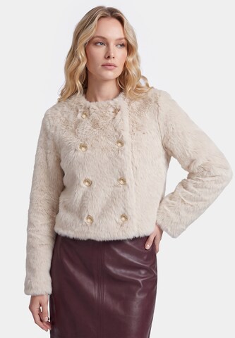 DreiMaster Klassik - Chaqueta de entretiempo en blanco: frente