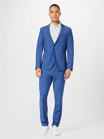 HUGO Red Slim fit Suit 'Arti Hesten 232X' in Blue: front