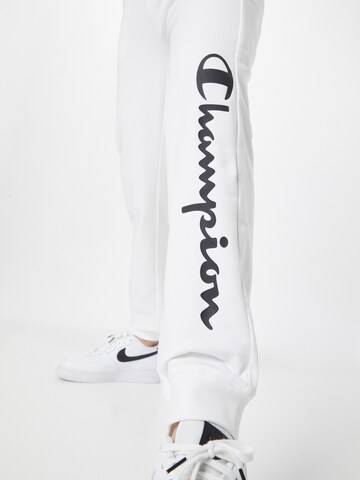 Champion Authentic Athletic Apparel Tapered Workout Pants in White