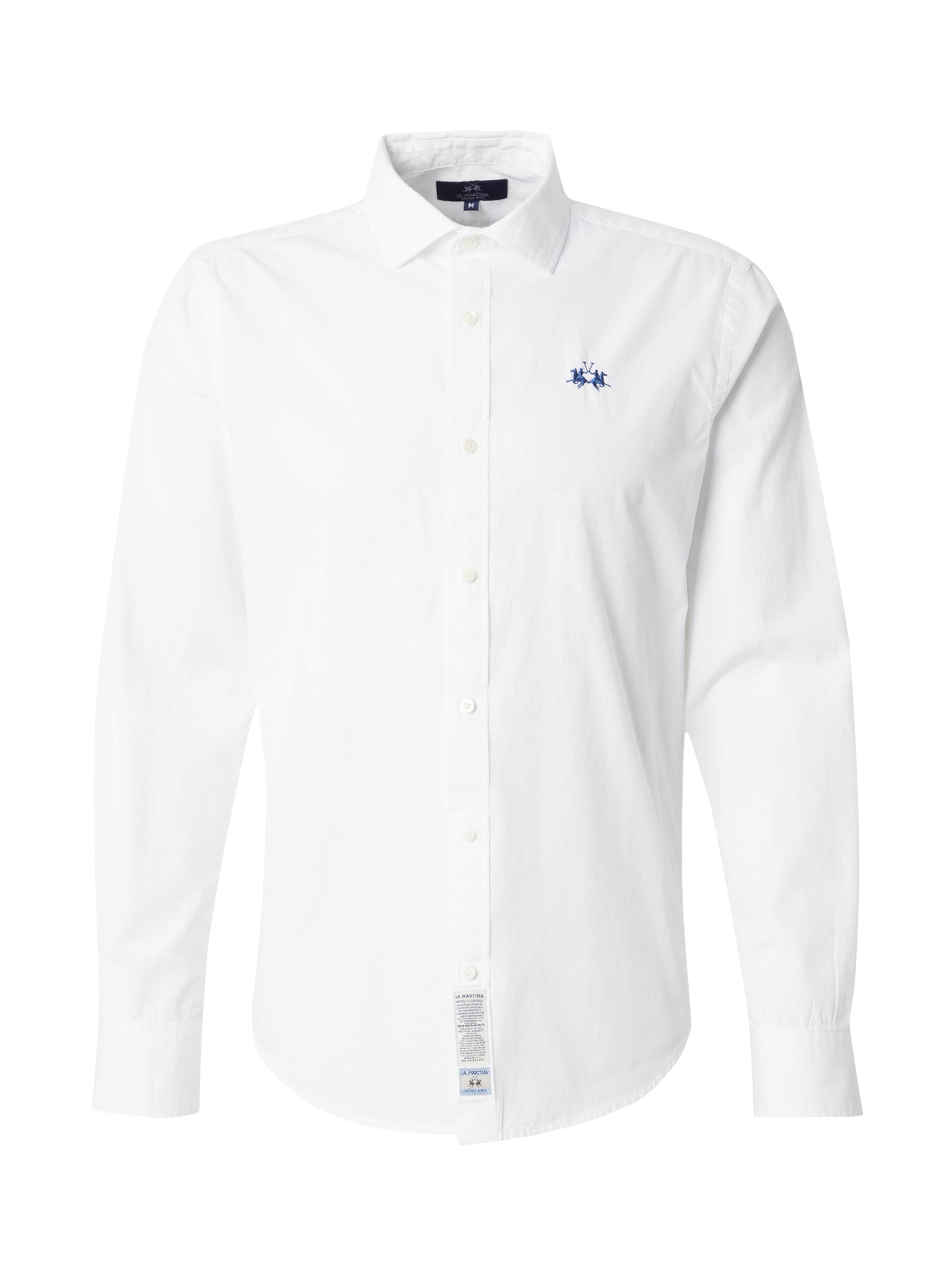 La Martina - Ajuste estrecho Camisa en blanco: frente
