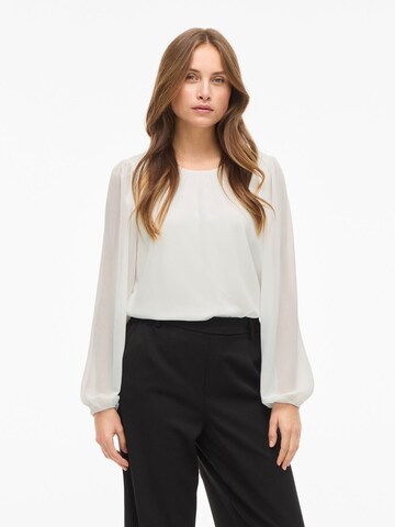 VILA Shirt 'VIUra' in Wit: voorkant