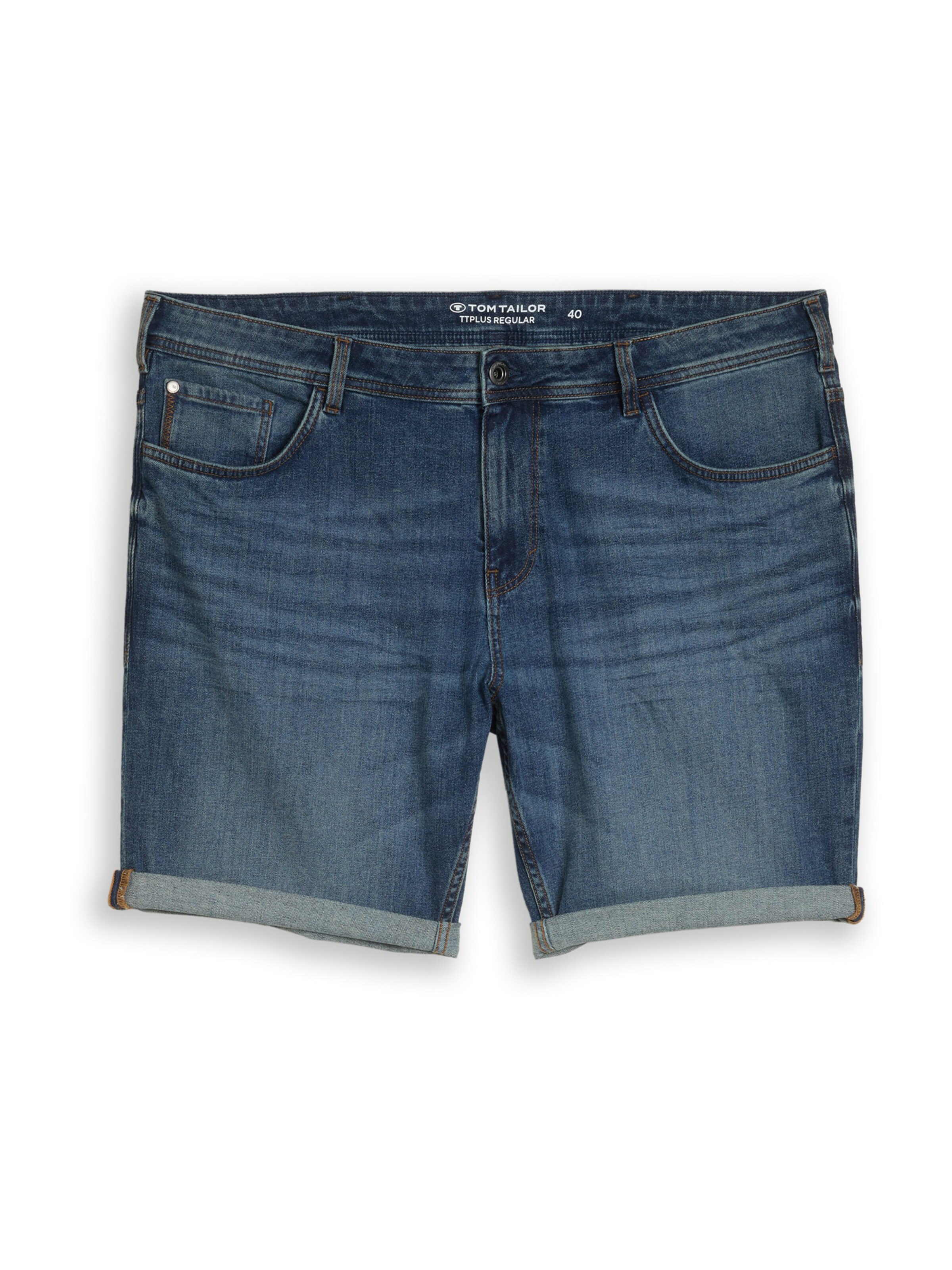 TOM TAILOR Men +regular Traperice - plava boja: prednji dio