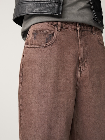 Wide Leg Jean Pull&Bear en rouge