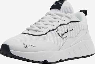 Sneaker bassa di Karl Kani in bianco: frontale