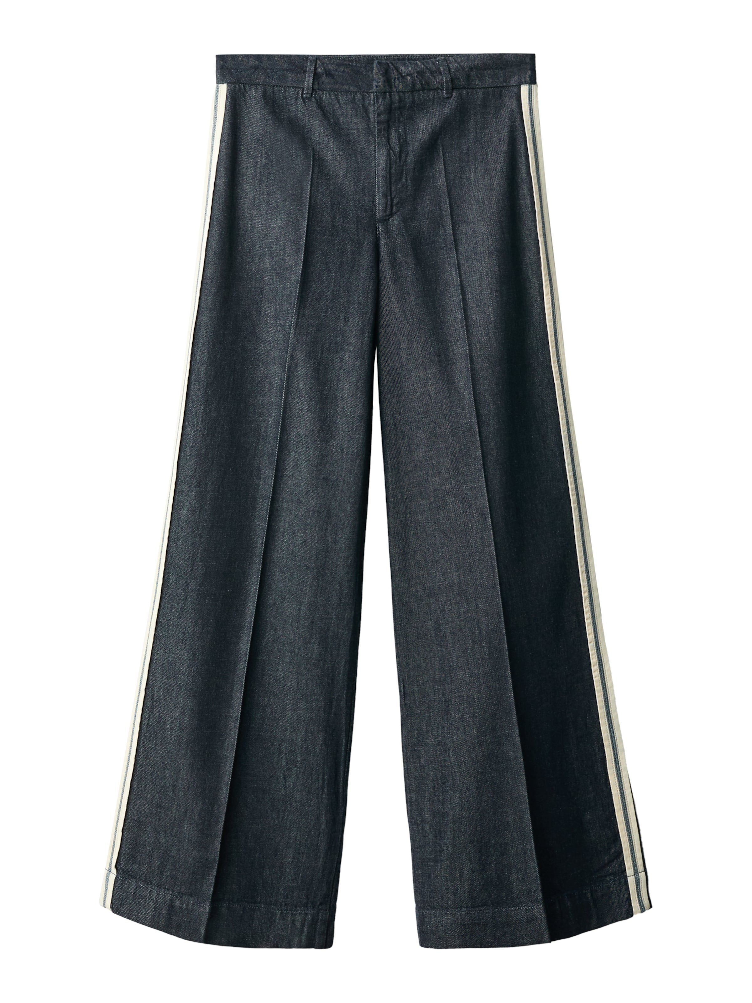 MANGO Wide Leg Farkut 'Portland' värissä sininen: etupuoli