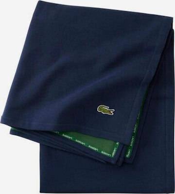 LACOSTE Blankets 'LPIQUE' in Blue: front